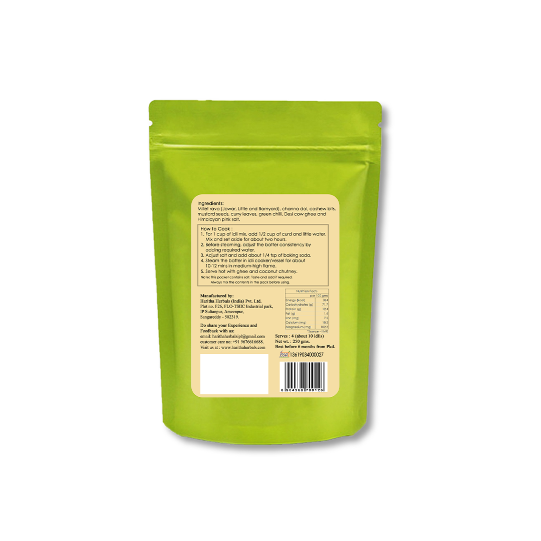 millet idli dosa batter