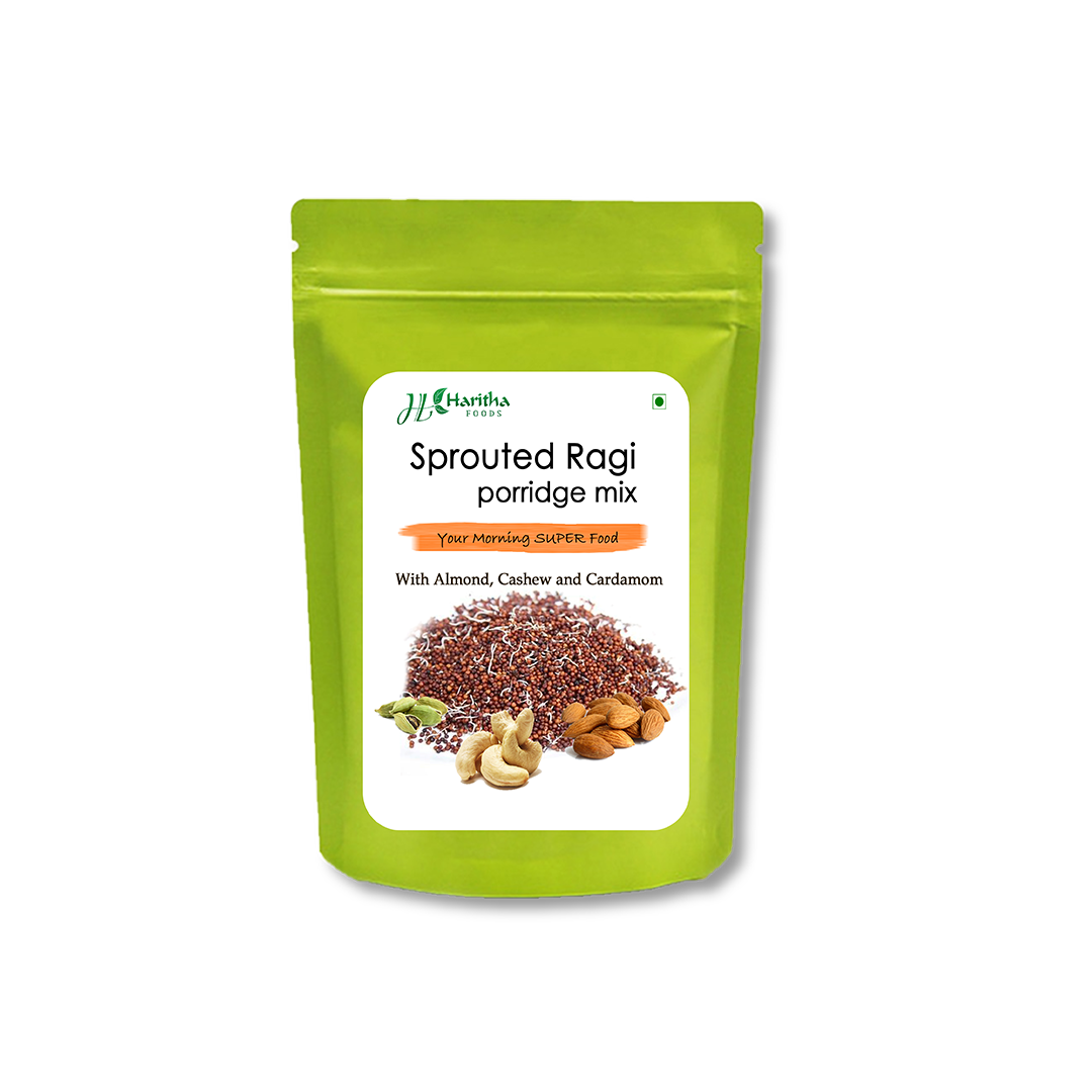 sprouted ragi porridge mix