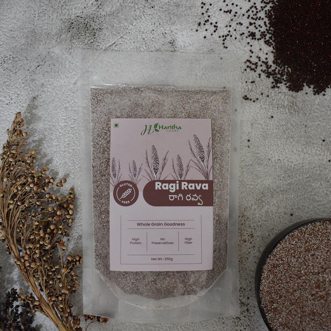 Ragi Rava | Finger Millet Rava – Haritha Foods